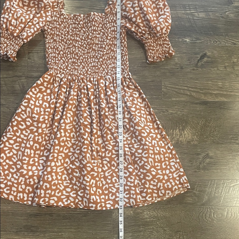 1. State Smocked Puff Sleeve Mini dress size Small - Picture 8 of 10